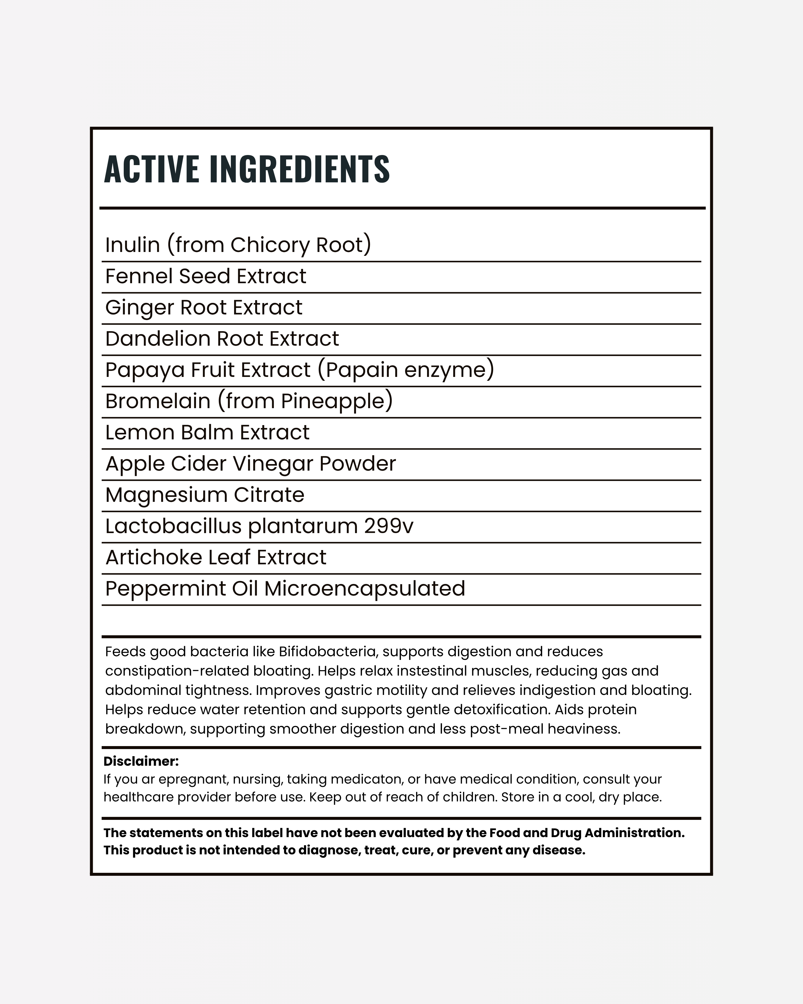Bloating Relief & Digestion Probiotic Gummies
