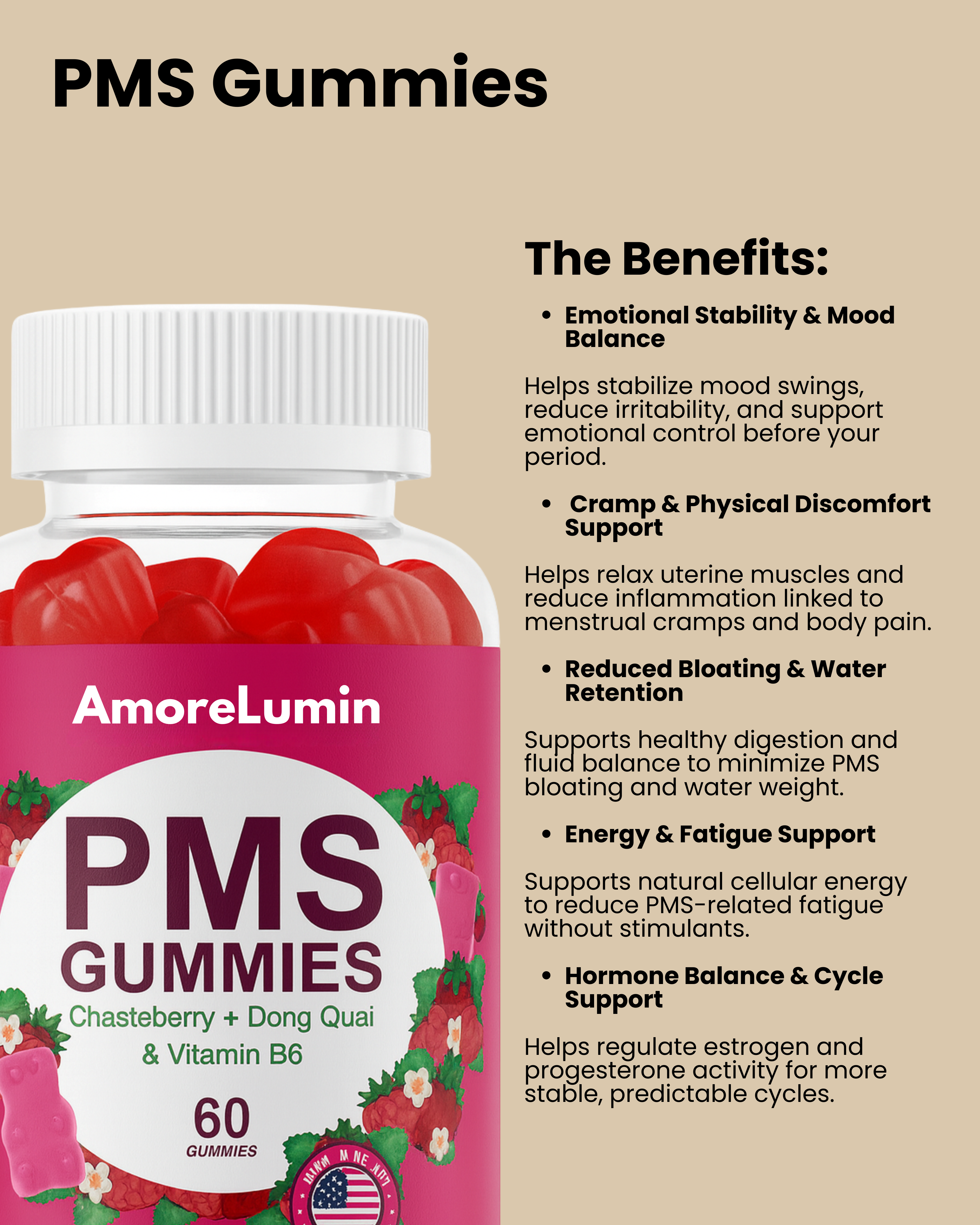 Mood & Cramp PMS Support Gummies